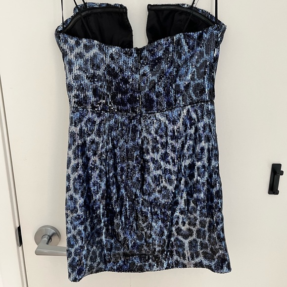 Cheetah Sequin Dress - Picture 4 of 5
